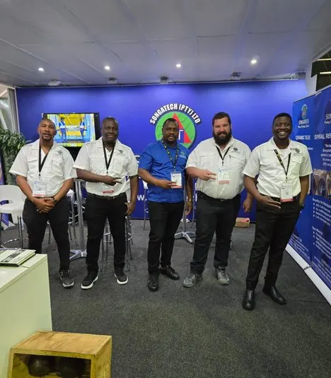 Songatech team at a mining expo